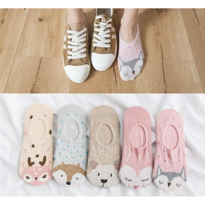 Chaussette renard femme best sale