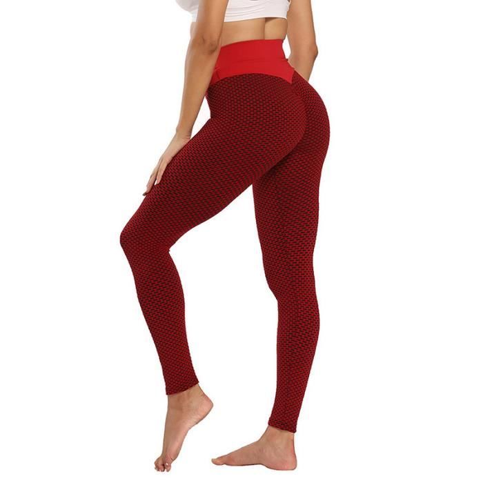 Legging Sport Femme Push-up Taille Haute - Opaque, Sans Couture, Effet Scrunch - Gym Yoga