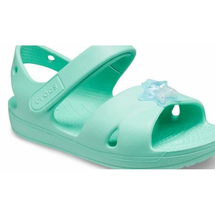 Sandales fille Crocs Classic Strap Charm vert clair Vert clair