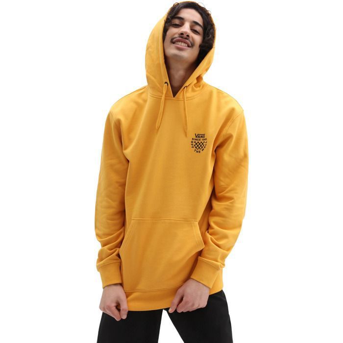Sweat a Capuche VANS Have a Good Jaune Homme Manches longues Jaune Cdiscount Pret a Porter