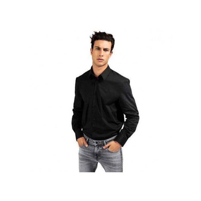 Chemise Guess Original Bleu Homme Bleu - Prêt-à-Porter