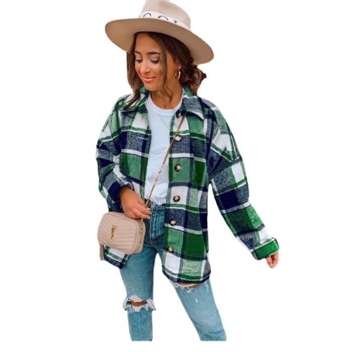 Veste chemise en tricot gaufré