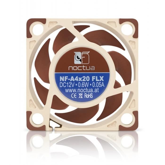 Ventilateur châssis - Noctua - NF-A4x20 FLX - 40mm - 5000 t/min - 14.9 dBA