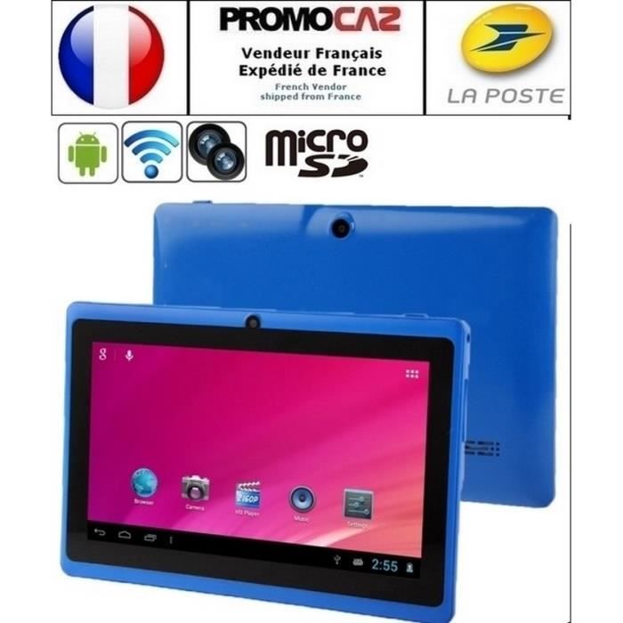 Tablette HSD7082 bleue, Android 4.0, écran