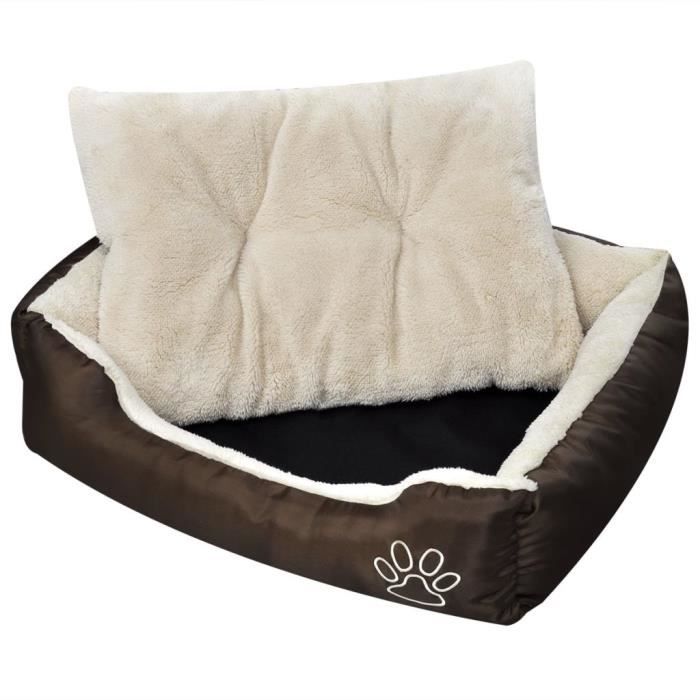 Meilleurs prix pour Panier chaud  90 x 70 x 20 cm pour chien avec coussin rembourré XL Panier lit chien Dog Bed Coussin