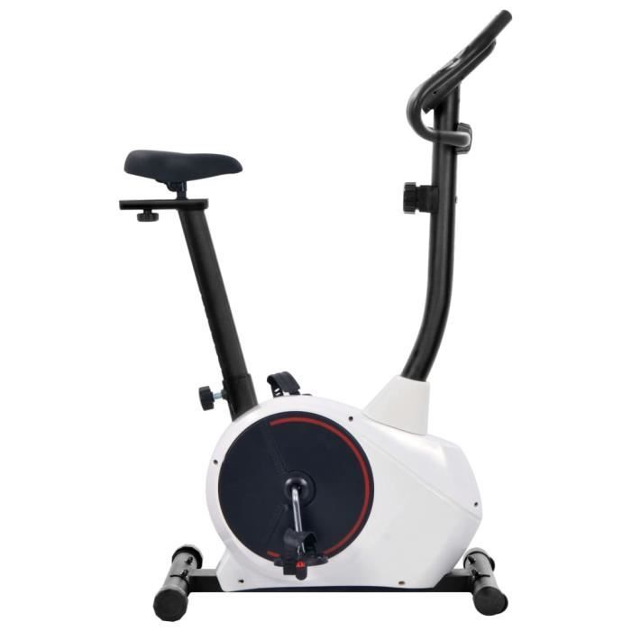 Vélo D'appartement Magnétique MICYOS MX87, 12kg, Blanc, Avec Cardio Et Réglages