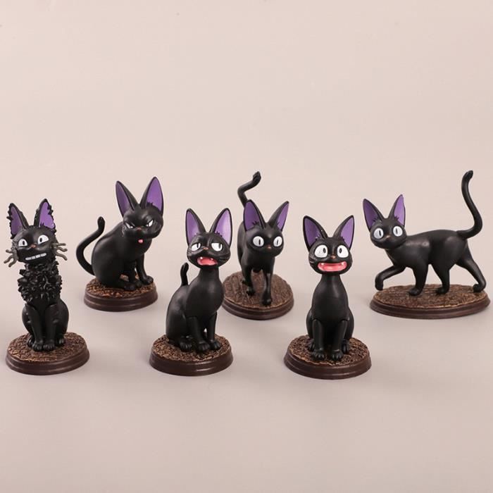 Acheter Figurines de dessin animé Adorable, grand chat noir et
