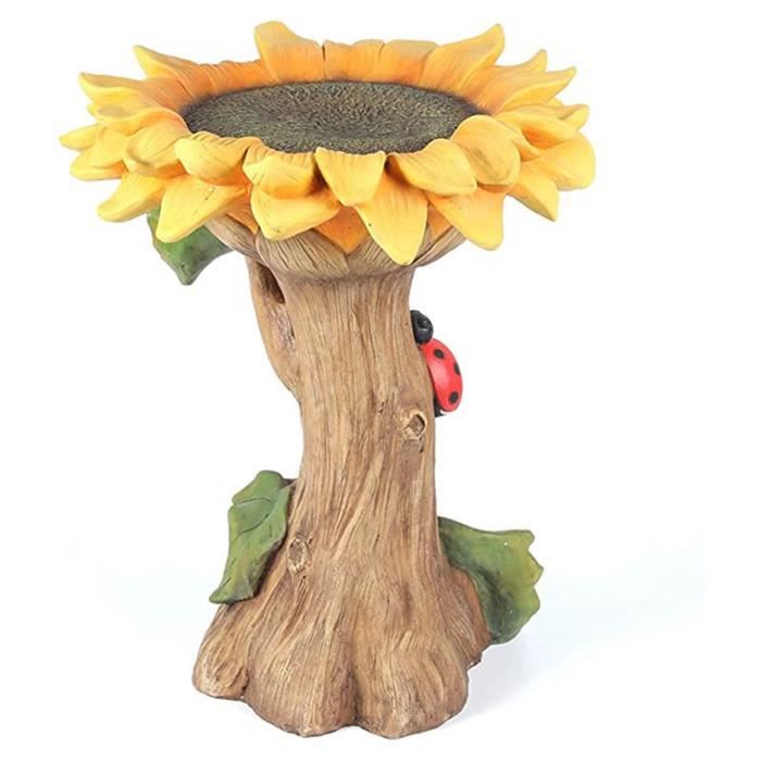 Presse-papier Résine Motif Abeille Et Tournesol - Multicolore - Occasion