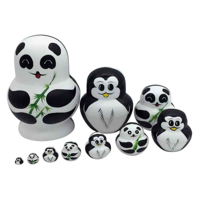 Poupées Russes En Bois: Faits À La Main Matryoshka Nesting Dolls Maiden