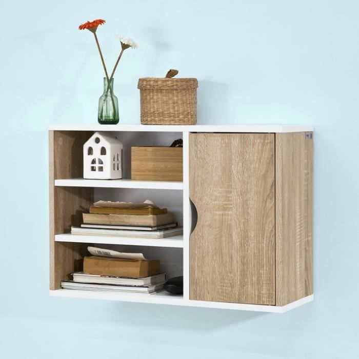 Sobuy Frg228 Wn Meuble Haut De Cuisine Suspendue 1 Porte