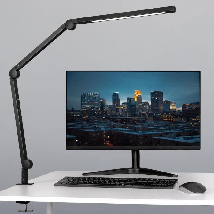Lampe De Bureau, LED Lampe D'Architecte, Avec Pince, Lampe Protection