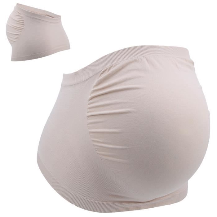 Ceinture De Grossesse Azmed – Soutien Lombaire Et Abdominal – Beige Taille Unique