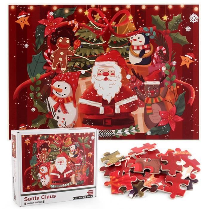 Jeux De Noel La Maison Du Pere Noel 1000 Pcs Puzzle Pour Adultes Enfants Jeu De Puzzle De Noel Puzzle Jouets Decor A La Maison Pere Noel Cdiscount Jeux Jouets
