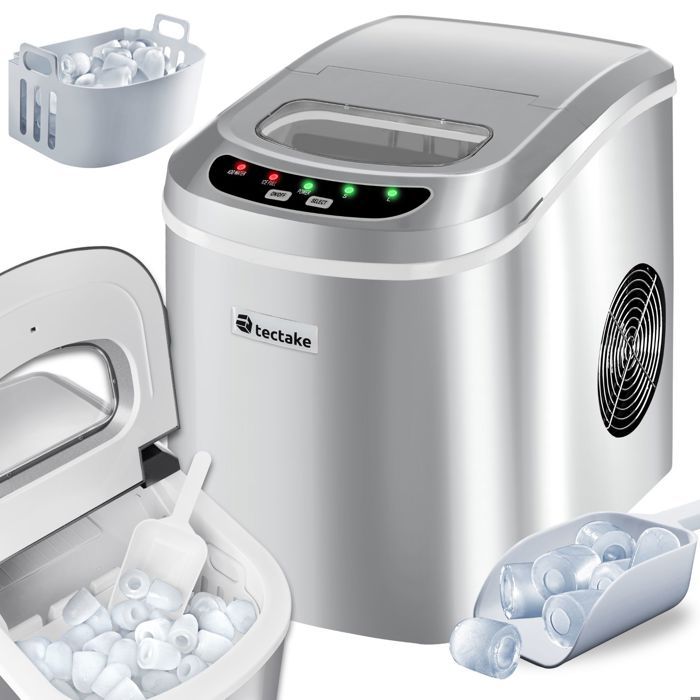 Photo de tectake-machine-a-glacons-9-glacons-en-6-a-13-minutes-de-12-a-15-kg-de