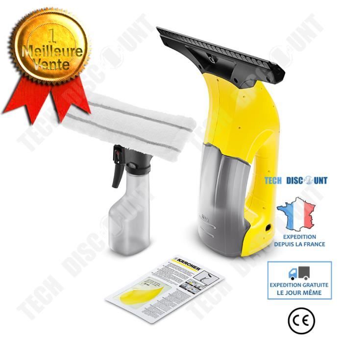 Robot de nettoyage de vitres - TECH DISCOUNT - Sans fil - Autonomie 20 min - Réservoir 100 ML - Charge 90 min