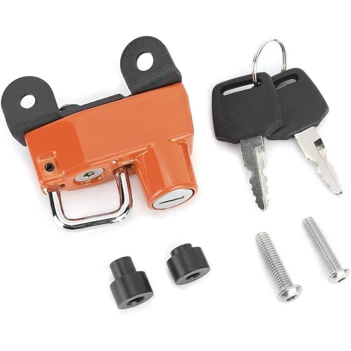 Antivol De Casque Moto/vélo - Câble 122 Cm, Combinaison 4 Chiffres, Léger 66 G - Protection Contre Le Vol, Portable