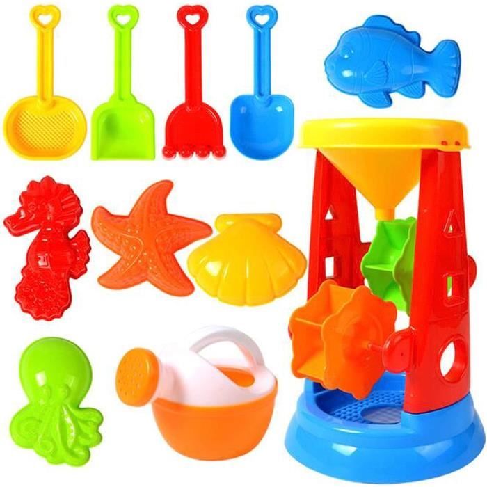 Pas Cher Jouets De Plage Pour Enfants Pelle Outil De Sable Kits 11 Pieces Plage Jouet Sable Ensemble Sable Jouer Bac A Sable Cdiscount Jeux Jouets