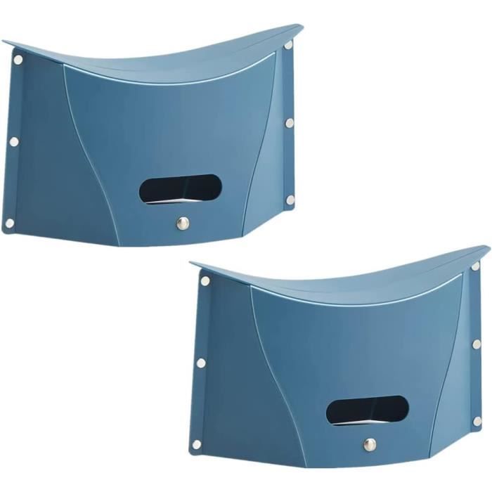 REDCAMP Lot De 2 Tabourets Trépieds Pliants 56.9cm – Portage 102kg, Assise Oxford Double Couche, Pour Rando/Pêche