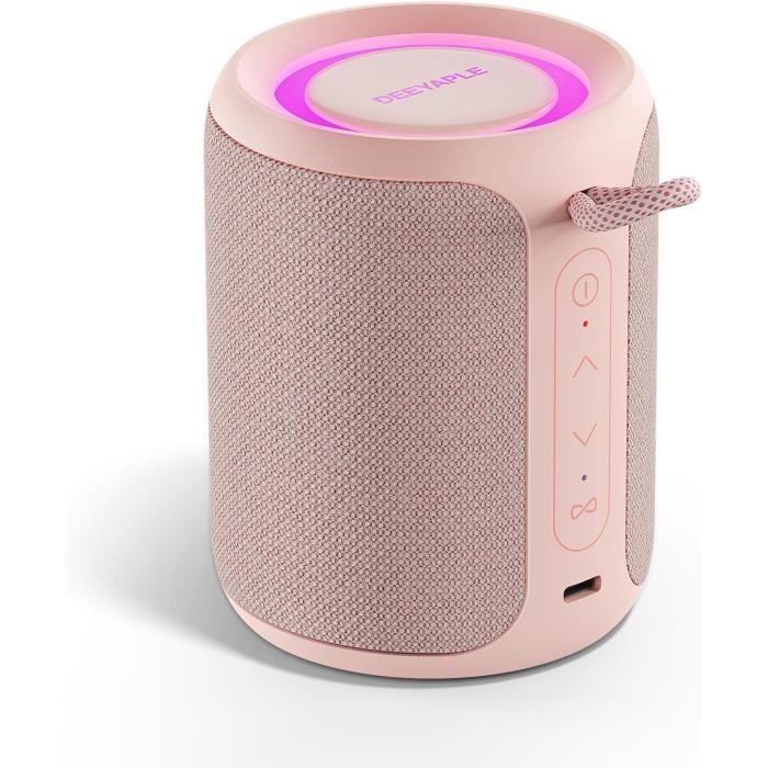 Enceinte Bluetooth Portable Puissante Avec Basses Explosives - Haut-Parleur Sans Fil IP7 Étanche, TWS, Lumière RGB, Idéal Fête & Extérieur