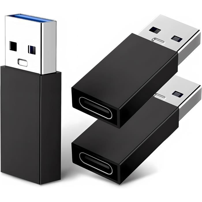 Adaptateur Usb-C Femelle Vers Usb- A 3.1 Mâle [Lot De 3] Embouts De ...