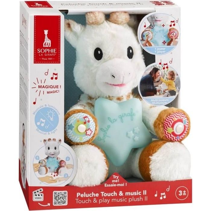 Peluche Touch et Music Sophie la Girafe Coloris Unique - Cdiscount Jeux -  Jouets