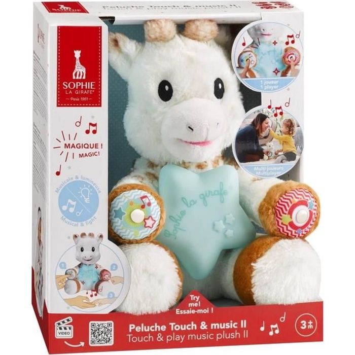 Peluche Touch et Music Sophie la Girafe Coloris Unique - Cdiscount Jeux -  Jouets