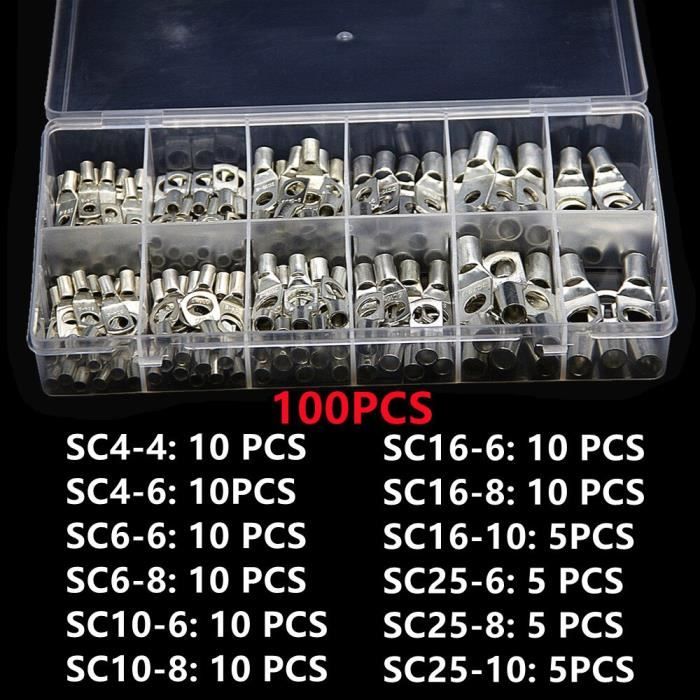 Bornes à Sertir, Connecteurs De Fil De Conduction électrique En Laiton Bornes De Fil Durables