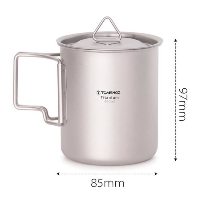 Manqyi Tasse Pliante Extérieure, Gobelet Pliable en Inox, Gobelet