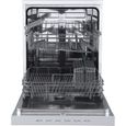 Lave-vaisselle pose libre BRANDT LVC137W - 13 couverts - Induction - L60cm - 47dB - Blanc-1