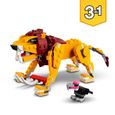 LEGO® Creator 3-en-1 Le Lion Sauvage - Figurines d'Animaux - Jouet de Construction-1