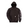 Sweatshirt à capuche MIDWEIGHT T2XL noir - CARHARTT - S1K288BLKXXL-1