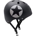 STAMP Casque Skate Black Star avec Molette d'Ajustement - Taille 54-60 cm-1