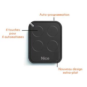 Télécommande NICE ON4E Pour Portail Ou Garage – Robuste, Design Moderne Et Portée 200 M