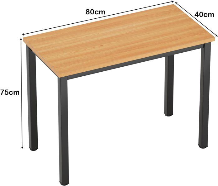 sogesfurniture Schreibtisch Computertisch Büromöbel PC Tisch, Stabil sogesfurniture Schreibtisch Computertisch Büromöbel PC Tisch, Stabil