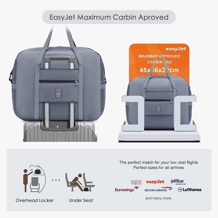 Taille sales sac easyjet