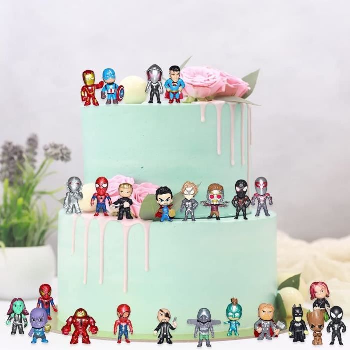 16pcs petite figurine Dragon Ball en PVC ensemble jouets Goku pour enfant ornements décoration gâteau d'anniversaire 7CM - Figurine pour enfant - Achat & prix