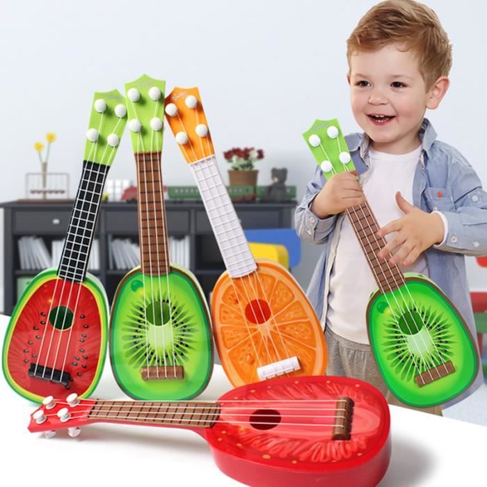 Kiplyki Gros Jouet pour Enfants Instrument de Musique Ukulele Guitare  Adapté aux Enfants 