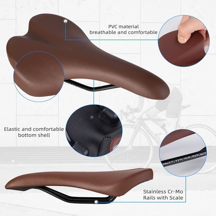 Selle vtt marron on sale