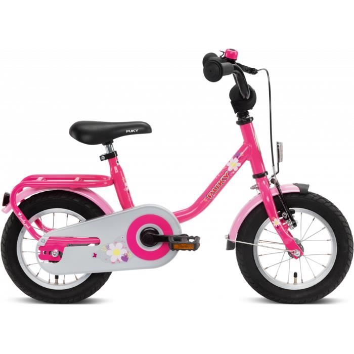 VELO ENFANT PUKY STEEL 12 POUCES ROSE 4111 Cdiscount Sport