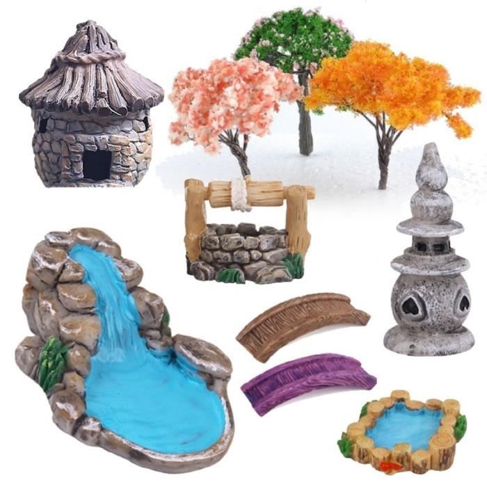 Pont Jardin Féérique Miniature Top Collection - Figurine Terrarium Et Décoration Extérieure