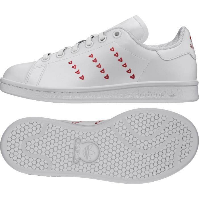 Adidas stan smith coeur rouge clearance