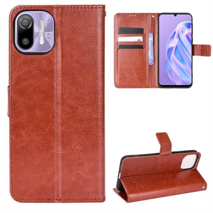 Étui Compatible Avec Ulefone Note 20 Pro, étui à Rabat En Cuir, Porte