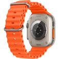 Apple Watch Ultra 2 GPS + Cellular- 49mm - Boîtier Titanium - Bracelet Orange Ocean Band-2