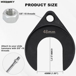 Marteau A Inertie Extracteur De Joint Homocinétique KIMISS 63mm - Outil Pro Pour Essieux CV Outil Mécanique Acier