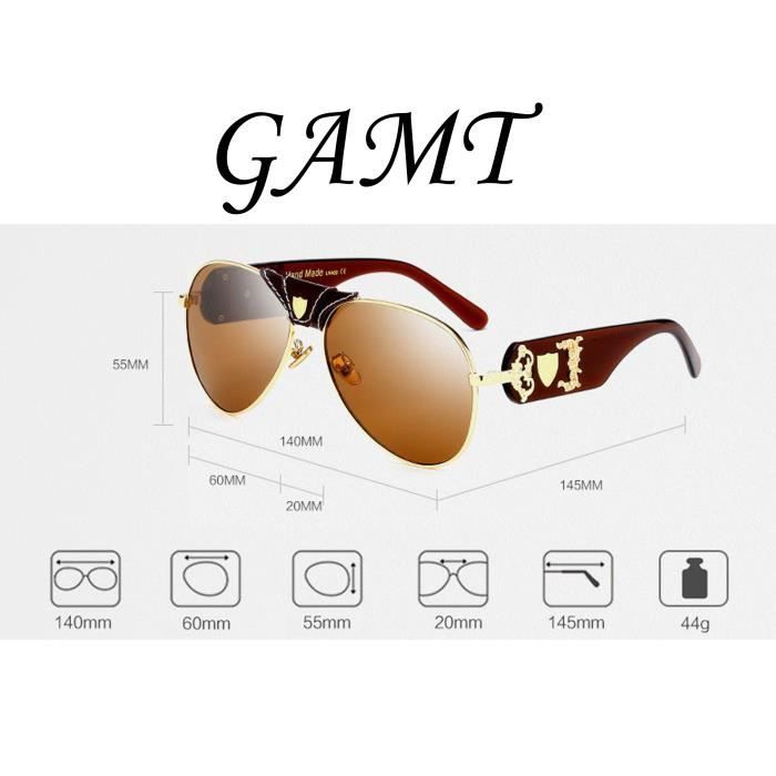 Lunettes de Soleil Aviator Femme Polaris e Carr e 2019 Mode