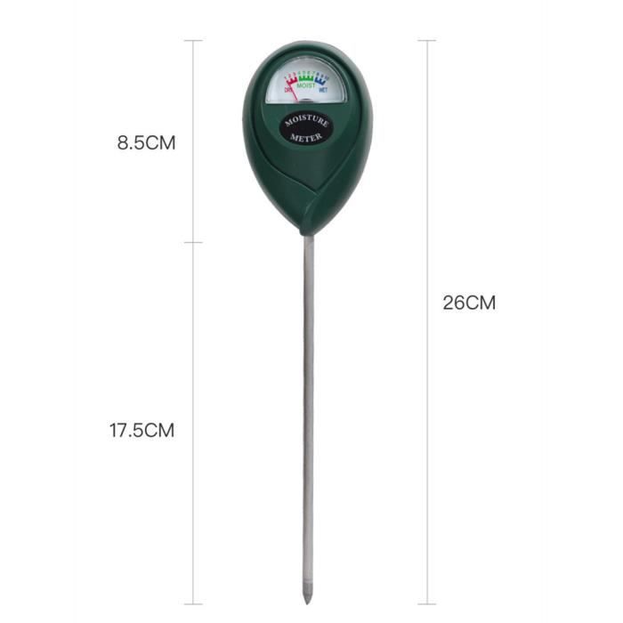 Testeur Humidité Sol 19.3cm Hygromètre Sol IUSEIT - Capteur Humidité 19