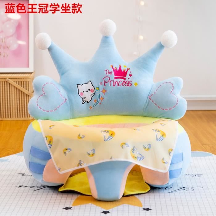 Fauteuil Enfant Hippo – Canapé Bébé Doux Mousse, Siège Avec Dossier, Chambre Enfant 43x51x33 Cm