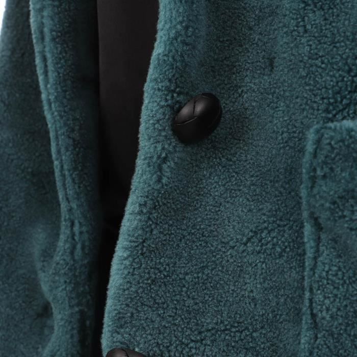 Blouson Femme Teddy Smith Debby Turquoise Manches longues Fermeture boutons 100 polyester Turquoise Cdiscount Pret a Porter