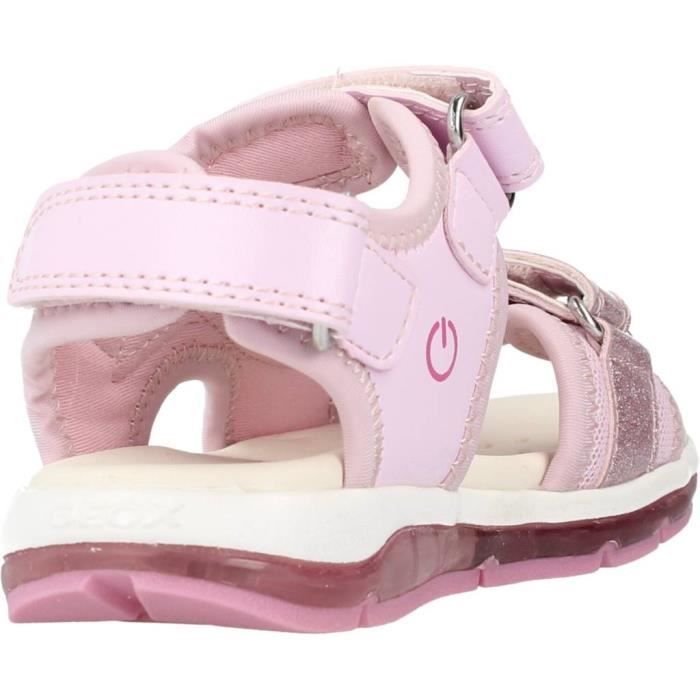 Sandale nu pieds fille Geox 135317 Rose Textile Enfant Rose Cdiscount Chaussures