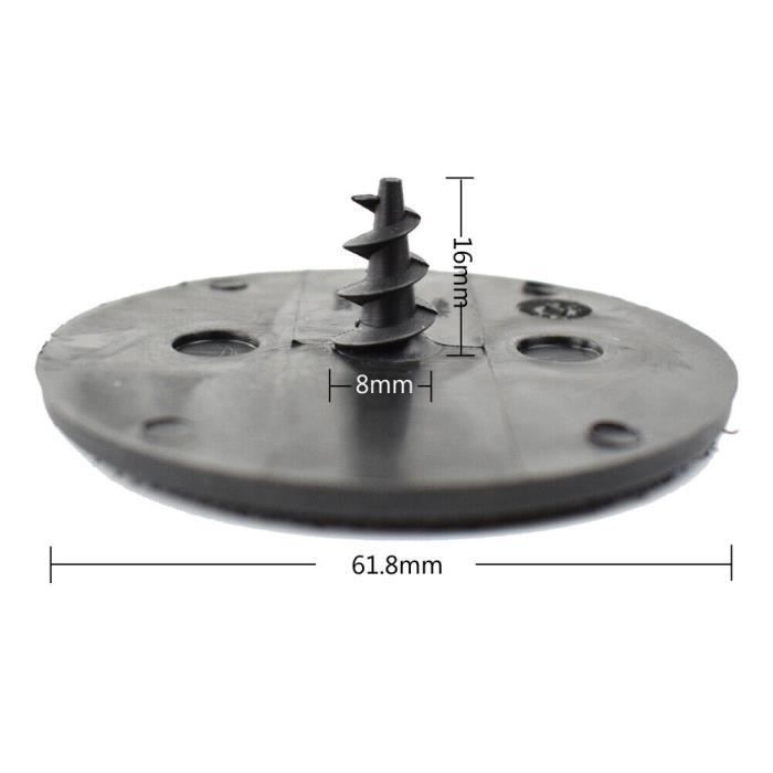 Clips De Tapis De Sol Pour BMW/MINI - Lot De 4, Référence 07149166609 - Noir, En Caoutchouc